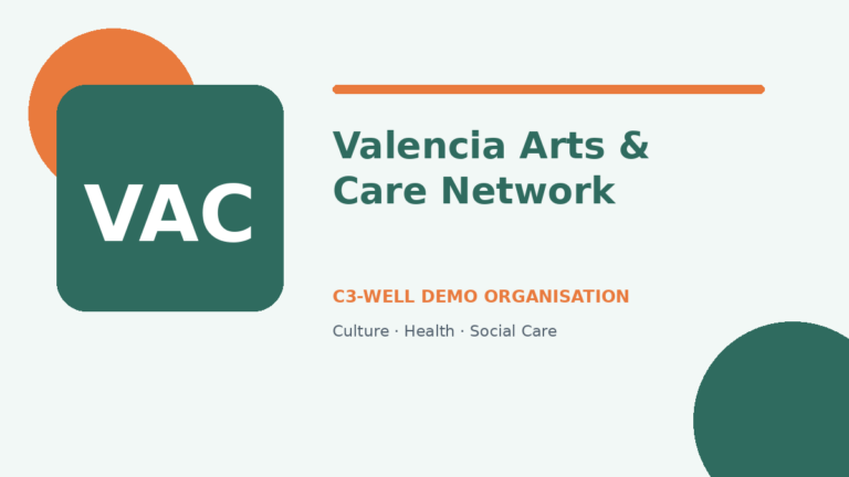 Valencia Arts & Care Network demo cover