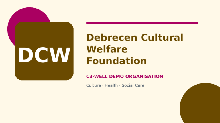 Debrecen Cultural Welfare Foundation demo cover