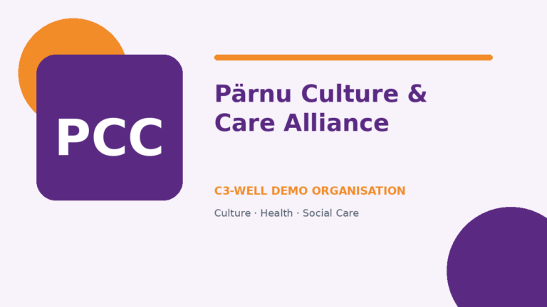 Pärnu Culture & Care Alliance demo cover